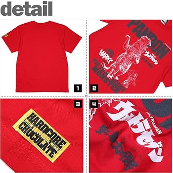 tシャツ（赤） ハードコアチョコレート) HARDCORE CHOCOLATE 仮面ライダーZX